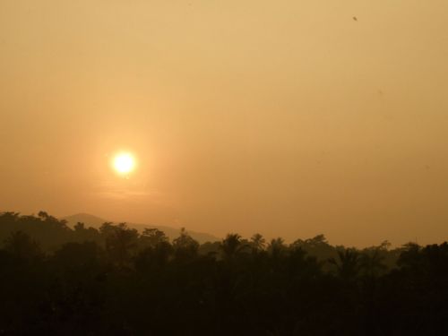 Woken up by the sun rise...